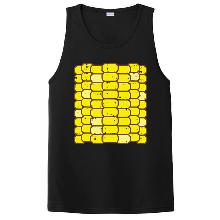 Funny Corn On The Cob Costume Farmer PosiCharge Competitor Tank