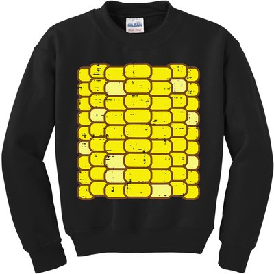 Funny Corn On The Cob Costume Farmer Kids Sweatshirt