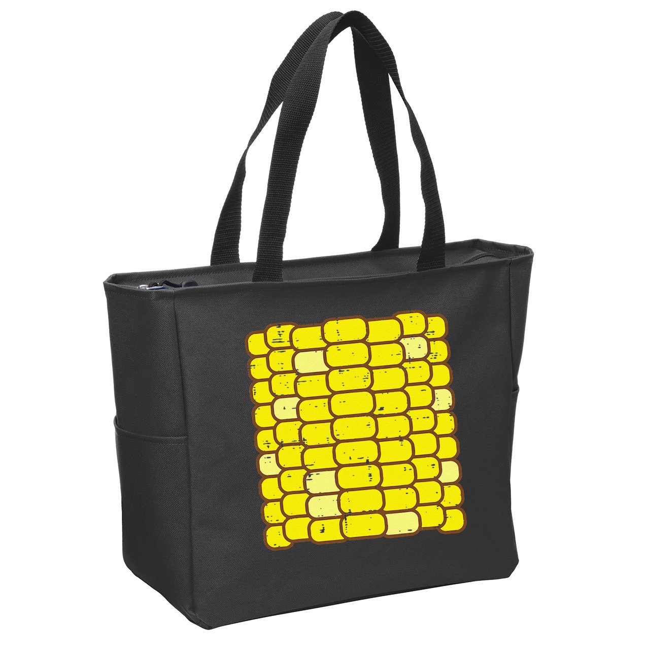 Funny Corn On The Cob Costume Farmer Zip Tote Bag