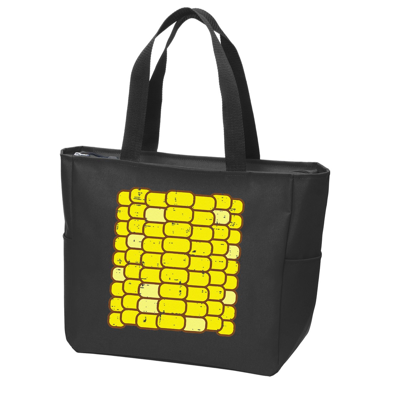 Funny Corn On The Cob Costume Farmer Zip Tote Bag