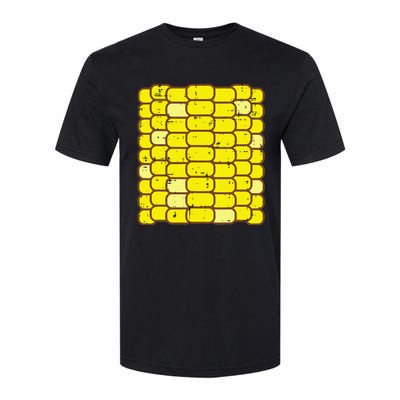 Funny Corn On The Cob Costume Farmer Softstyle CVC T-Shirt