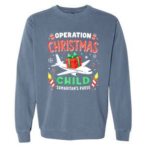 Funny Christmas Operation Christmas Child Family Matching Xmas Gift Garment-Dyed Sweatshirt