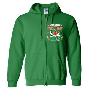 Funny Christmas Operation Christmas Child Family Matching Xmas Gift Full Zip Hoodie