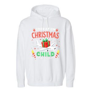 Funny Christmas Operation Christmas Child Family Matching Xmas Gift Garment-Dyed Fleece Hoodie