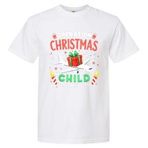 Funny Christmas Operation Christmas Child Family Matching Xmas Gift Garment-Dyed Heavyweight T-Shirt