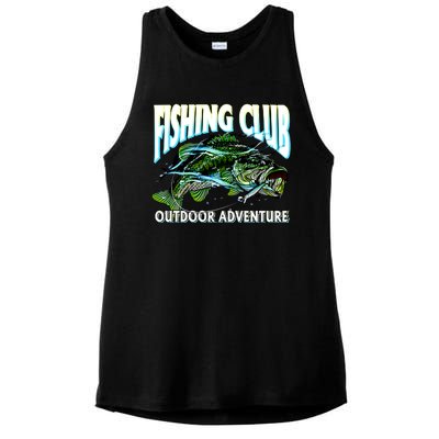 Fishing Club Outdoor Adventure Ladies PosiCharge Tri-Blend Wicking Tank