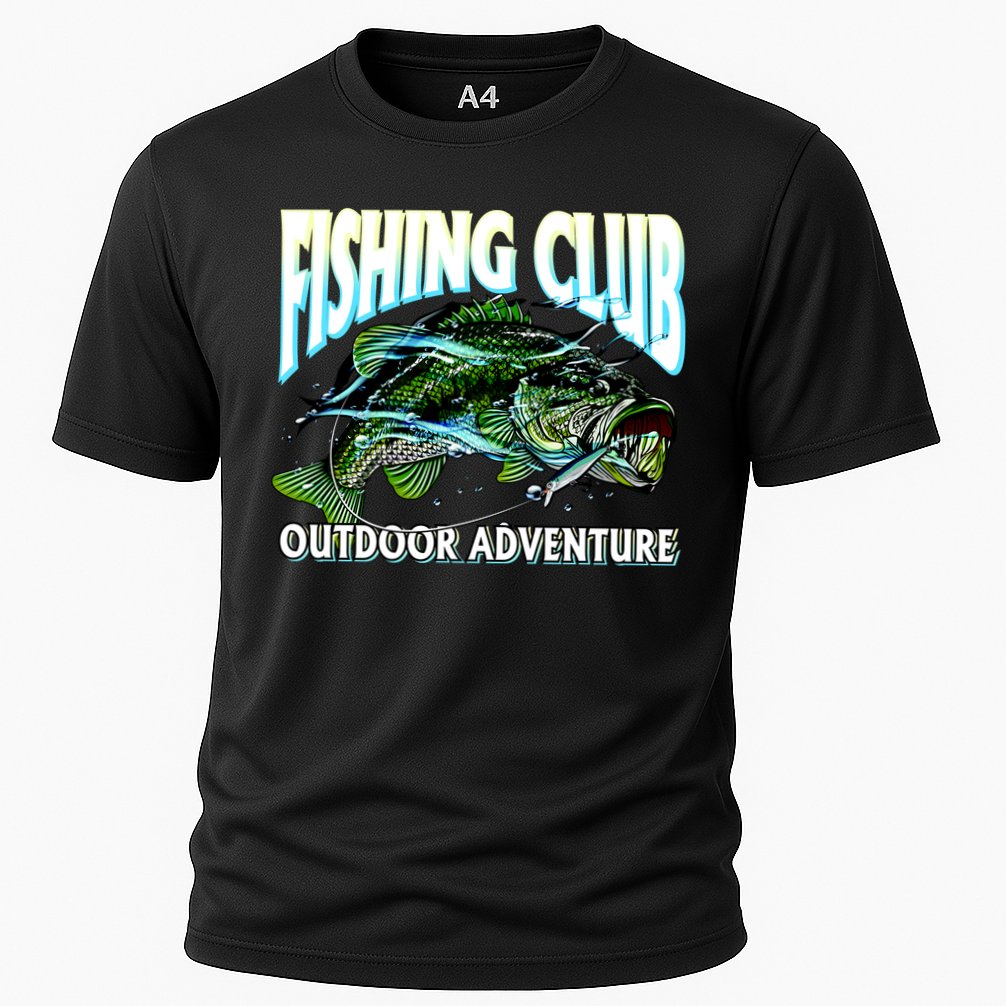 Fishing Club Outdoor Adventure Cooling Performance Crew T-Shirt