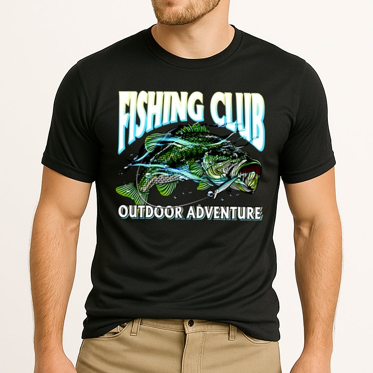 Fishing Club Outdoor Adventure Cooling Performance Crew T-Shirt