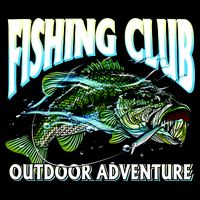 Fishing Club Outdoor Adventure Button