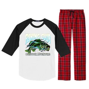 Fishing Club Outdoor Adventure Raglan Sleeve Pajama Set