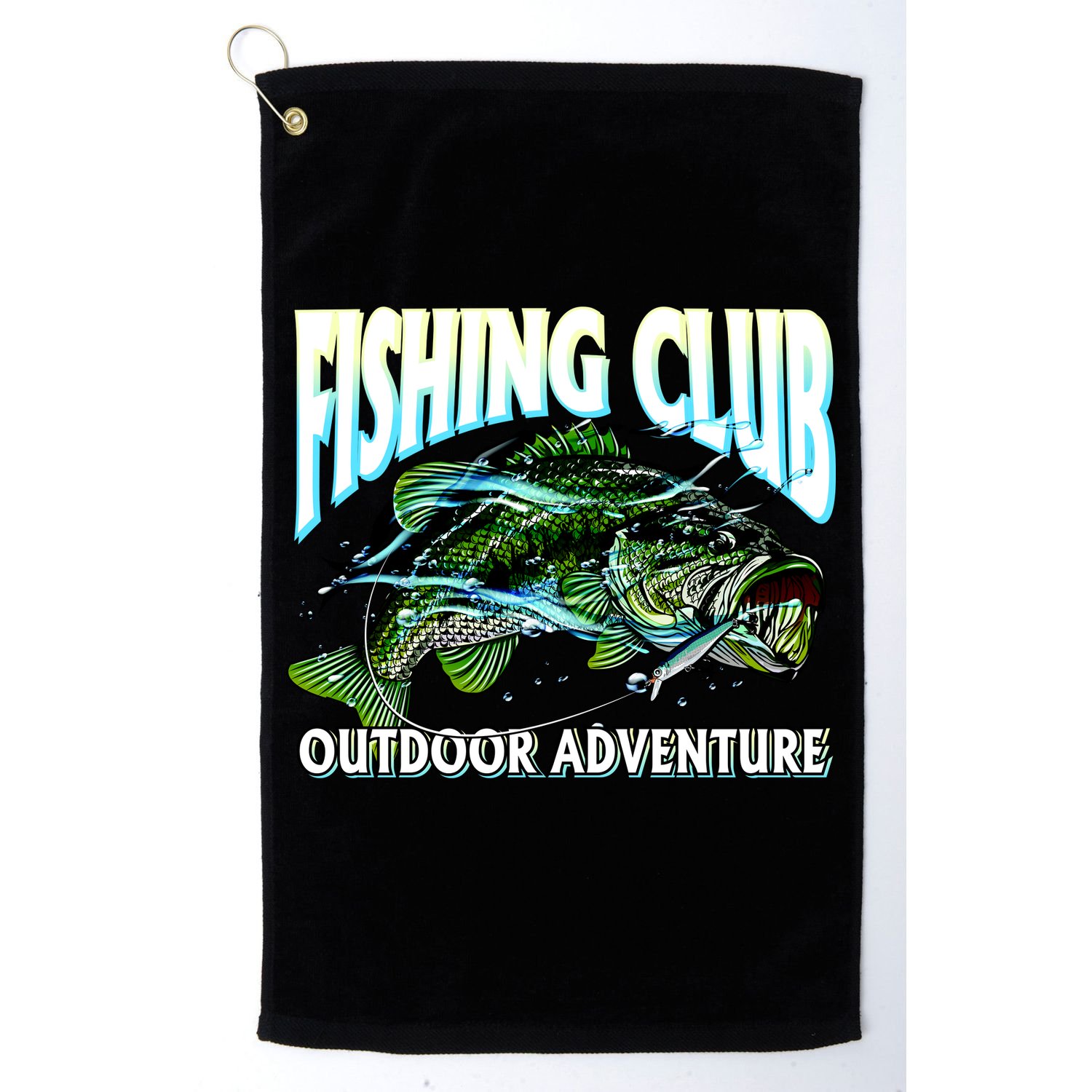 Fishing Club Outdoor Adventure Golf Towel