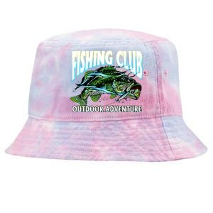 Fishing Club Outdoor Adventure Tie-Dyed Bucket Hat