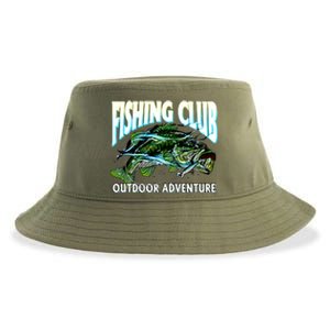 Fishing Club Outdoor Adventure Sustainable Bucket Hat