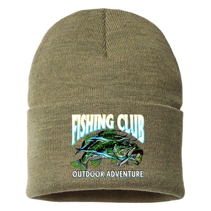 Fishing Club Outdoor Adventure Sustainable Knit Beanie