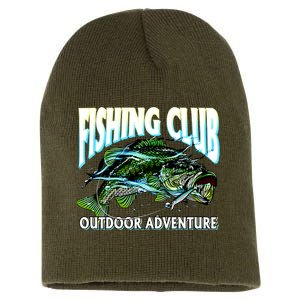 Fishing Club Outdoor Adventure Short Acrylic Beanie