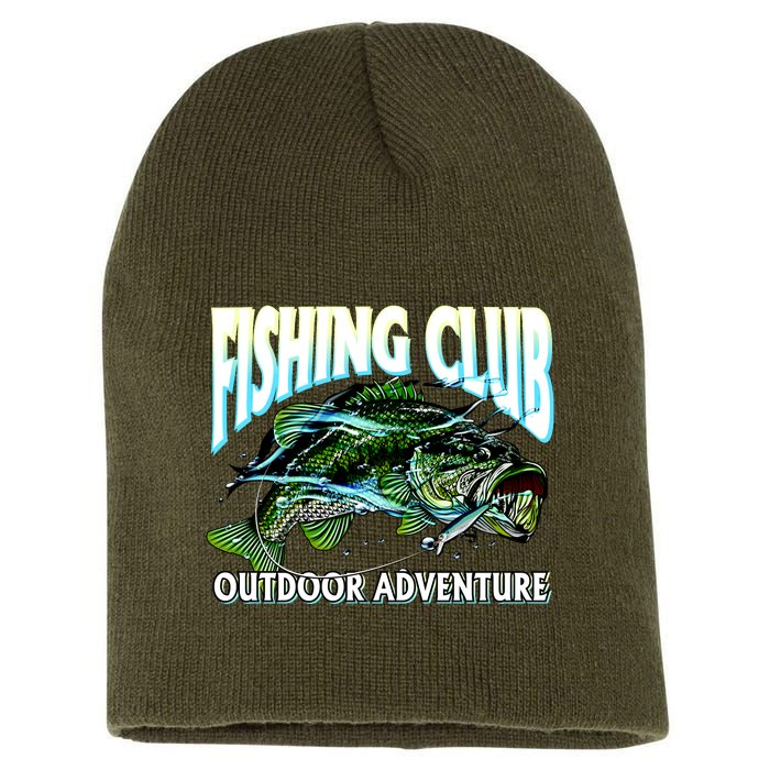 Fishing Club Outdoor Adventure Short Acrylic Beanie