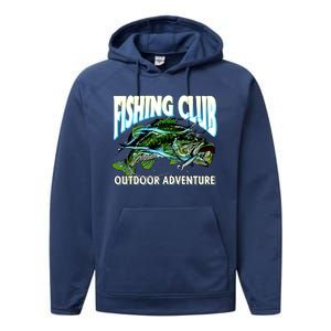 Fishing Club Outdoor Adventure Performance Fleece Hoodie