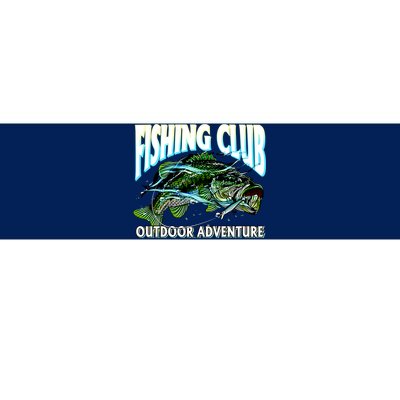 Fishing Club Outdoor Adventure Bumper Sticker