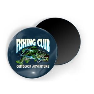 Fishing Club Outdoor Adventure Magnet