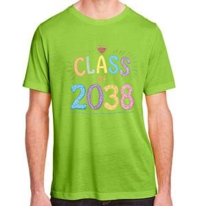 Funny Class Of 2038 Grow With Me First Day Of School Adult ChromaSoft Performance T-Shirt