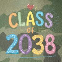 Funny Class Of 2038 Grow With Me First Day Of School Legacy Tie Dye Trucker Hat