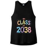 Funny Class Of 2038 Grow With Me First Day Of School Ladies PosiCharge Tri-Blend Wicking Tank
