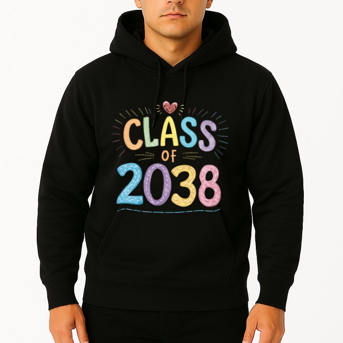 Funny Class Of 2038 Grow With Me First Day Of School Hoodie