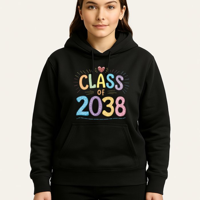 Funny Class Of 2038 Grow With Me First Day Of School Hoodie
