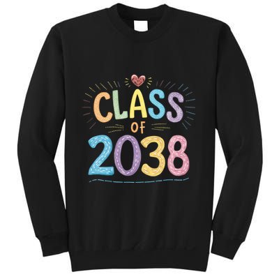 Funny Class Of 2038 Grow With Me First Day Of School Sweatshirt