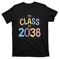 Funny Class Of 2038 Grow With Me First Day Of School T-Shirt