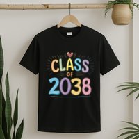 Funny Class Of 2038 Grow With Me First Day Of School T-Shirt