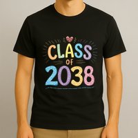 Funny Class Of 2038 Grow With Me First Day Of School T-Shirt