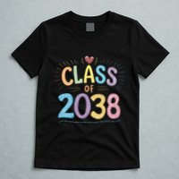 Funny Class Of 2038 Grow With Me First Day Of School T-Shirt