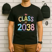 Funny Class Of 2038 Grow With Me First Day Of School T-Shirt