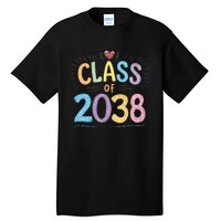 Funny Class Of 2038 Grow With Me First Day Of School Tall T-Shirt