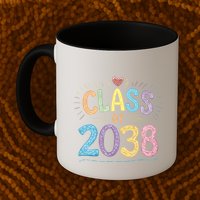 Funny Class Of 2038 Grow With Me First Day Of School Mug