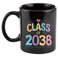 Funny Class Of 2038 Grow With Me First Day Of School 11oz C Handle Ceramic Mug