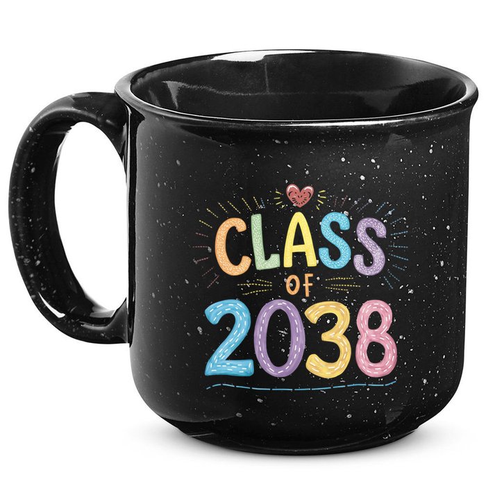 Funny Class Of 2038 Grow With Me First Day Of School 15oz Campfire Ceramic Mug