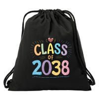 Funny Class Of 2038 Grow With Me First Day Of School Drawstring Bag