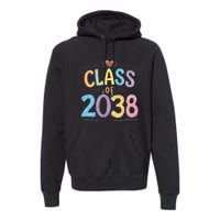 Funny Class Of 2038 Grow With Me First Day Of School Premium Hoodie