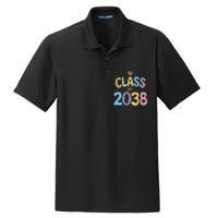 Funny Class Of 2038 Grow With Me First Day Of School Dry Zone Grid Polo