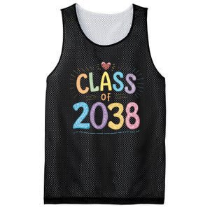 Funny Class Of 2038 Grow With Me First Day Of School Mesh Reversible Basketball Jersey Tank