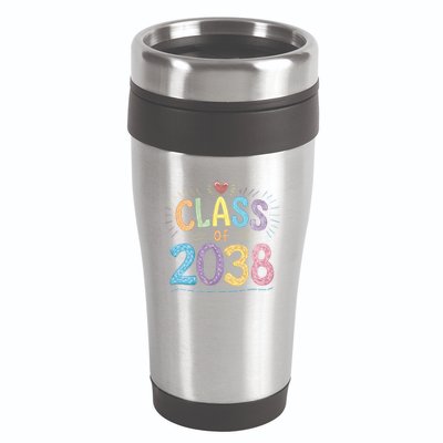 Funny Class Of 2038 Grow With Me First Day Of School 16oz Travel Tumbler