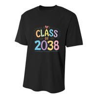 Funny Class Of 2038 Grow With Me First Day Of School Youth Performance Sprint T-Shirt