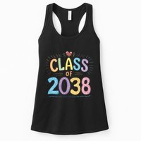 Funny Class Of 2038 Grow With Me First Day Of School Womens Tank Top