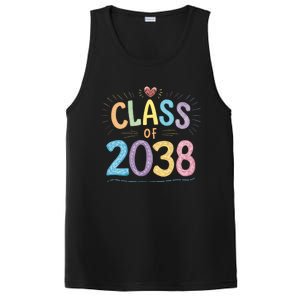 Funny Class Of 2038 Grow With Me First Day Of School PosiCharge Competitor Tank