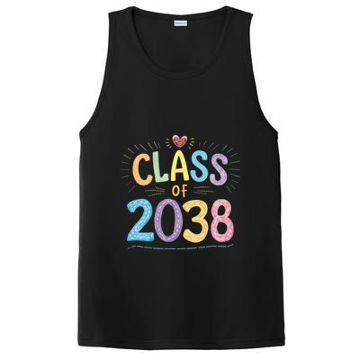 Funny Class Of 2038 Grow With Me First Day Of School PosiCharge Competitor Tank