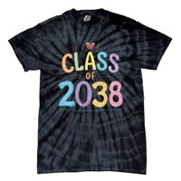 Funny Class Of 2038 Grow With Me First Day Of School Tie-Dye T-Shirt