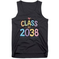 Funny Class Of 2038 Grow With Me First Day Of School Tank Top