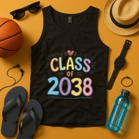 Funny Class Of 2038 Grow With Me First Day Of School Tank Top